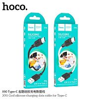 Кабель USB - Type-C HOCO X90 Cool, 1.0м, 3.0A, цвет: чёрный (1/37/370) (6931474788443)