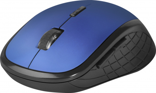 Беспроводная мышь DEFENDER Aero MM-755, безшумная, 5 кнопок, 1600dpi, USB, синий (1/40) (52755) фото 9