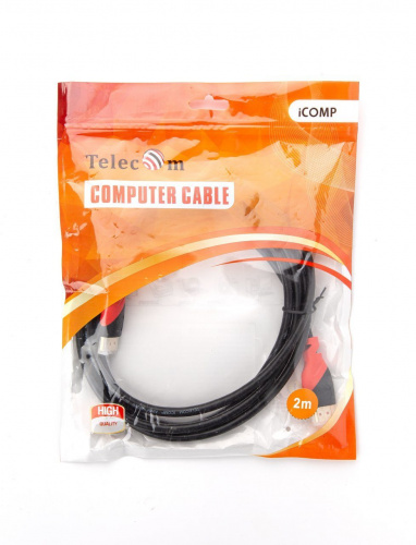 Кабель HDMI-19M --- HDMI-19M ver 2.0 4K*60Hz, 2m Telecom Pro <TCG220-2M> (1/60) фото 3