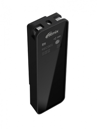 Диктофон RITMIX RR-880 16Gb Black, 16Гб, дисплей, WAV, стереозапись, разъём USB - Type-C, черный (1/20) (80003341) фото 2