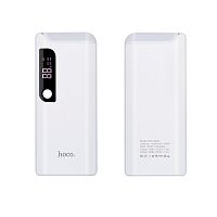 Мобильный аккумулятор Аккумулятор внешний HOCO B27, 15000mAh, 2 USB выхода 2A, Micro-USB вход 2A, настольная лампа, дисплей, пластик, белый (1/33) (6957531052463)