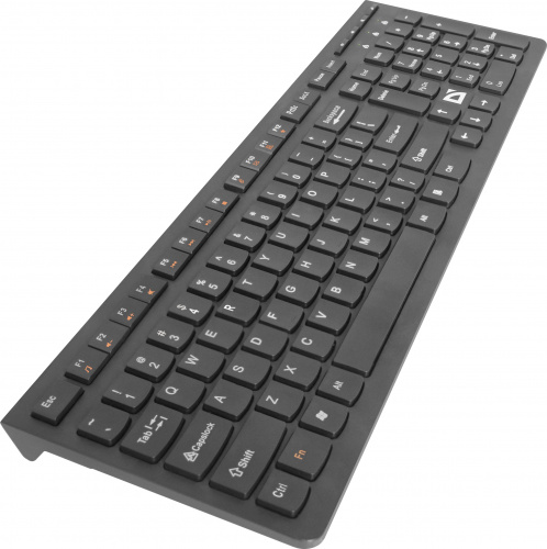 Комплект беспроводной Клавиатура + Мышь DEFENDER C-775 Columbia, USB, черная (1/20) (45775) фото 10