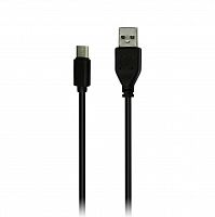 Кабель SMART BUY USB 2.0 - USB TYPE C, черный,  1,2 м (iK-3112 black) (1/500)