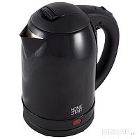 Чайник Homestar HS-1009 black (1,8 л) стальной, черный (1/12) (002995)