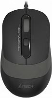 Мышь проводная A4TECH Fstyler FM10ST (1600dpi) silent USB (4but) серый (1/60) (FM10ST GREY)