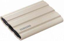 Внешний SSD  Samsung  2 TB  T7 Shield, бежевый, 1.8", USB Type-C, USB 3.1 (MU-PE2T0K/WW)