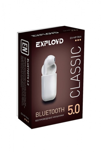 Наушники внутриканальные/Exployd/Bluetooth/моно/белый/Classic/EX-HP-944, шт