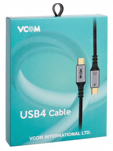 Кабель USB4 TypeC(М)--TypeC(М), 5K@60Hz, 40GBps, PD 240W, 5A, VCOM, 1.2м <CU541M-1.2M> (1/60)