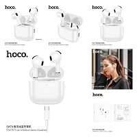 Наушники внутриканальные HOCO EW78 True, пластик, bluetooth 5.4, микрофон, цвет: белый (1/20/200) (6942007631808)