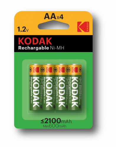 Аккумулятор KODAK  HR6-4BL (2100 mAh) Pre-Charged   (4/80/640) (Б0012142) фото 4