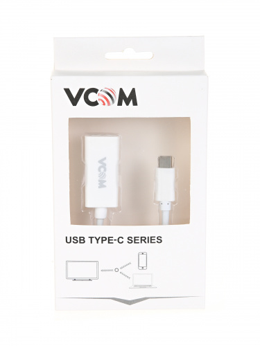 Кабель-адаптер USB 3.1 Type-Cm --> DP(f) 3840x2160@30Hz, 10Gbps , 0,15m VCOM <CU422> (1/72) фото 3