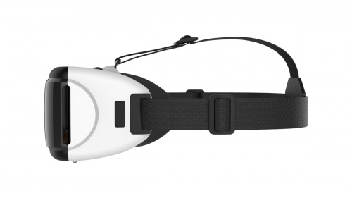 VR-очки RITMIX  RVR-100, для VR-игр и 3D-фильмов, линзы 40мм, угол обзора 100°, держатель до 80 мм, белый (1/40) (80001278) фото 3