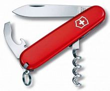 Нож перочинный Victorinox Waiter, 84 мм., 9 функций, красный (карт. коробка) (0.3303)