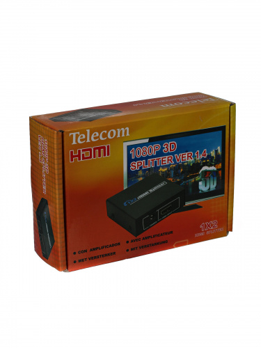 Разветвитель HDMI 1=>2 , каскадируемый , 1.4v+3D Telecom <TTS5010>  (1/25) фото 3