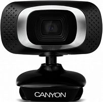 Веб-камера Canyon CNE-CWC3N черный 1Mpix USB2.0 с микрофоном для ноутбука (1/60)