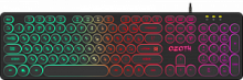Клавиатура проводная игровая DEFENDER Ozoth GK-106 RU, радужная,104+FN, черная (1/20) (45106)