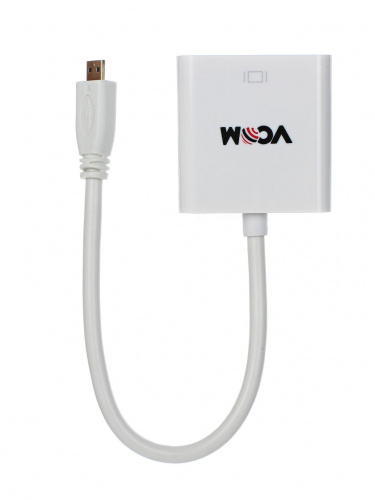 Кабель-переходник VCOM Micro HDMI M=>VGA F, 0.15 м. (1/150) (CG593)