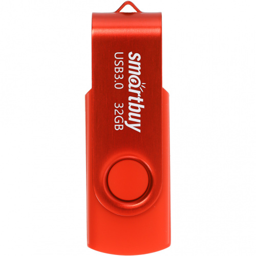 Флеш-накопитель USB 3.0  32GB  Smart Buy  Twist  красный (SB032GB3TWR)