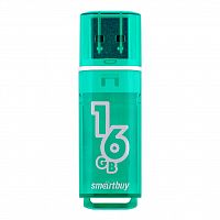 Флеш-накопитель USB  16GB  Smart Buy  Glossy  зелёный (SB16GBGS-G)