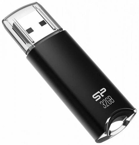 Флеш-накопитель USB  32GB  Silicon Power  Helios H02  чёрный (SP032GBUF2H02V1K)