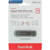 Флеш-накопитель USB 3.0  128GB  SanDisk  Luxe iXpand  for iPhone and iPad (Lightning/iPhone/iPad/Mac/USB Type-C) (SDIX70N-128G-GN6NE)