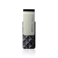 Флеш-накопитель USB 3.0  128GB  Silicon Power  Blaze B30  чёрный (SP128GBUF3B30VSK)