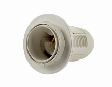 Патрон Е14-ППК пластиковый с прижимным кольцом IN HOME (50/500) (4690612032290)