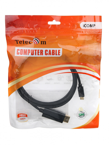 Кабель-адаптер USB3.1 Type-Cm --> DP(m) 4K@60Hz, 1.8m, Telecom <TCC010-1.8M> (1/200) фото 8