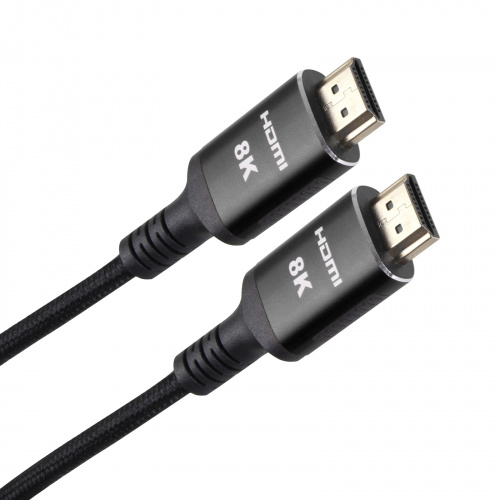 Кабель HDMI 19M/M,ver. 2.1 8KX60Hz (Econom) оплетка 1m iOpen <ACG859B-1.0> (1/60)