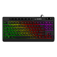 Клавиатура проводная игровая SVEN KB-G8200 (95кл, ПО, RGB-подсветка), черная (1/20) (SV-021900)