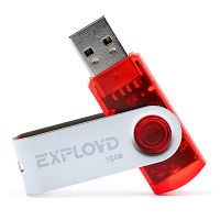 Флеш-накопитель USB  16GB  Exployd  530  красный (EX016GB530-R)