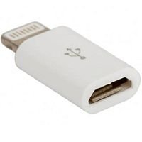 Адаптер BLAST BMC-606, Lightning - Micro USB, белый, USB 2.0, 480 Мбит/сек, блистер (1/20/200) (40078)