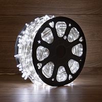 Гирлянда NEON-NIGHT LED Клип-лайт 12 V, прозрачный ПВХ, 150 мм, цвет диодов Белый Flashing (Белый) длина 100м (100/100) (325-165)