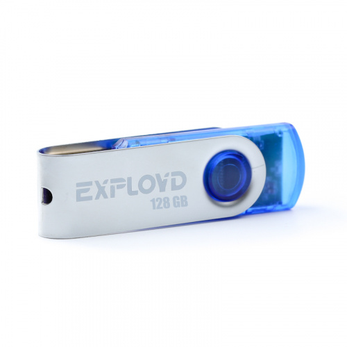 Флеш-накопитель USB  128GB  Exployd  530  синий (EX-128GB-530-Blue) фото 4