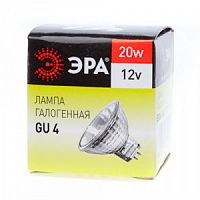 Лампа ЭРА галогенная GU4-MR11-20W-12V-30CL GU4 20Вт софит теплый белый свет (1/200) (C0027361)