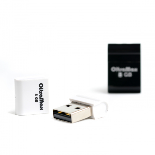 Флеш-накопитель USB  8GB  OltraMax   70  белый (OM-8GB-70-White) фото 4