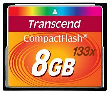 Карта памяти CF  Transcend    8GB  (133x) (TS8GCF133)