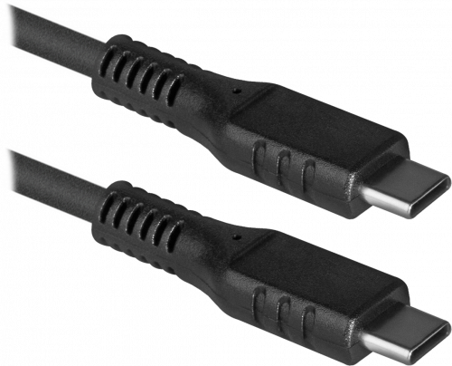 USB кабель Defender USB99-03H USB2.0 Type-C (m) - Type-C (m), 1.0 м (1/150) (87854) фото 2