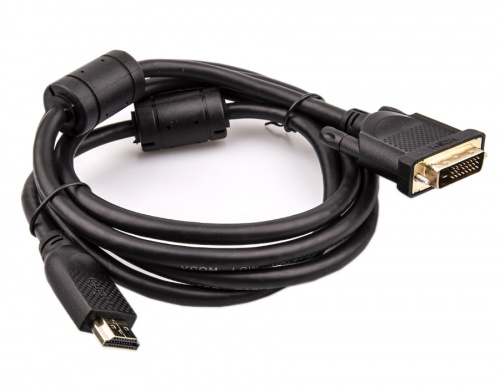 Кабель HDMI AM/DVI(24+1)M, 1.8м, CU, 1080P@60Hz, 2F, VCOM <CG484GD-1.8M> (1/45) фото 6