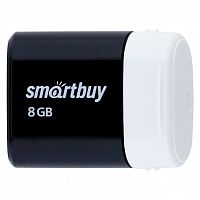 Флеш-накопитель USB  8GB  Smart Buy  Lara  чёрный (SB8GBLara-K)
