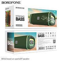 Колонка портативная Borofone BR32 Sound, Bluetooth 5.3, пластик, microSD, AUX, 1200mAh, цвет: камуфляж (1/30) (6941991103476)