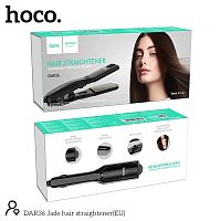 Щипцы для укладки волос HOCO DAR36 Jade, 45Вт, кабель 1.3м,  цвет: чёрный (1/48) (6942007615969)