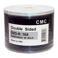 Диск DVD-R 9.4 GB 16х (Double Sided) (CMC) SP-50 (600) (удалить)