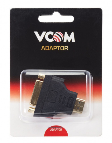 Переходник VCOM DVI-D 25F to HDMI 19M, позолоч. контакты (1/200) (VAD7819) фото 3