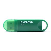 Флеш-накопитель USB  4GB  Exployd  570  зелёный (EX-4GB-570-Green)