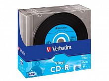 Диск VERBATIM CD-R 80 (52х) DL+ Slim Crystal (10) (100) (удалить)