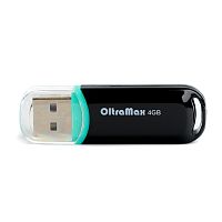 Флеш-накопитель USB  4GB  OltraMax  230  чёрный (OM-4GB-230-Black)