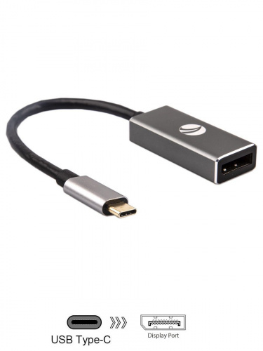 Aдаптер USB 3.1 Type-Cm --> DP(f) 4K@60Hz, Aluminum Shell, VCOM<CU422MB> (1/75) фото 4