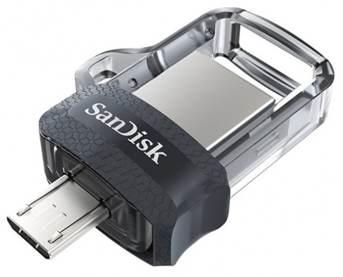 Флеш-накопитель USB 3.0  32GB  SanDisk  Ultra Android Dual Drive  OTG  чёрный (SDDD3-032G-G46) фото 6