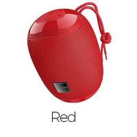 Колонка портативная Borofone BR6, Miraculous, пластик, Bluetooth, microSD, AUX, цвет: красный (1/60) (6931474723918)